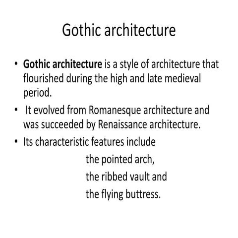 Gothic architecture