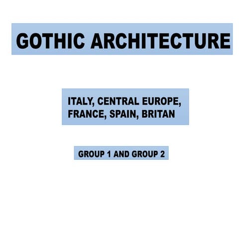 gothic architecture case study for architecture