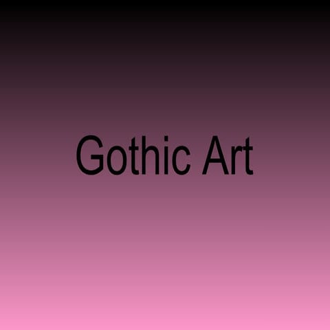 Gothic art