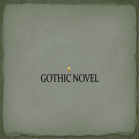 Gothic novel