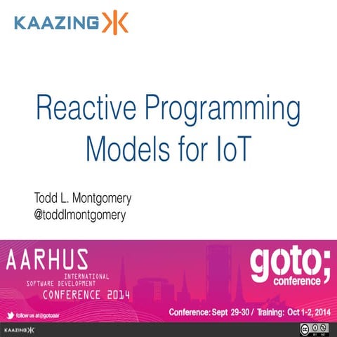 Reactive Programming Models for IoT | PDF | Internet | Computing