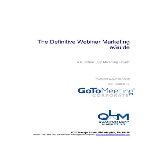 Definitive Webinar Guide 