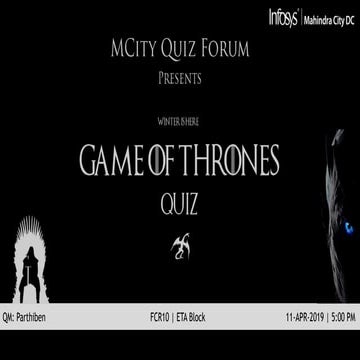 GoT Quiz 2019