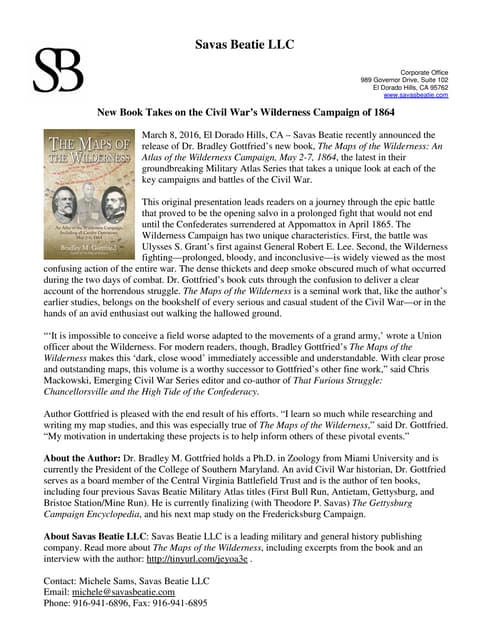 Savas Beatie’s Popular Emerging Civil War Series Wins Army Historical ...