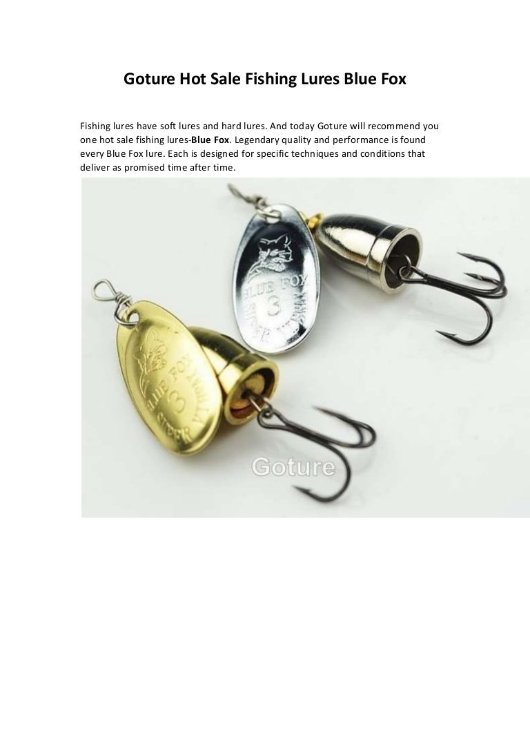 blue fox fishing lures