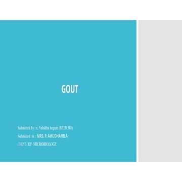 Gout: Understanding, Preventing, and Managing a Common Form of Arthritis.