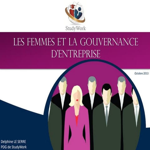 LES FEMMES ET LA GOUVERNANCE D'ENTREPRISE