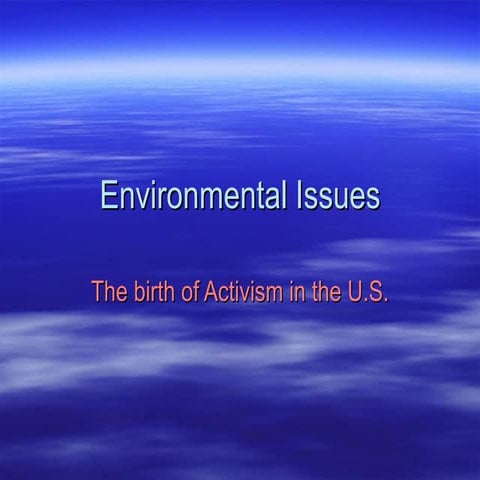Gov. Presentation - Environmental Issues