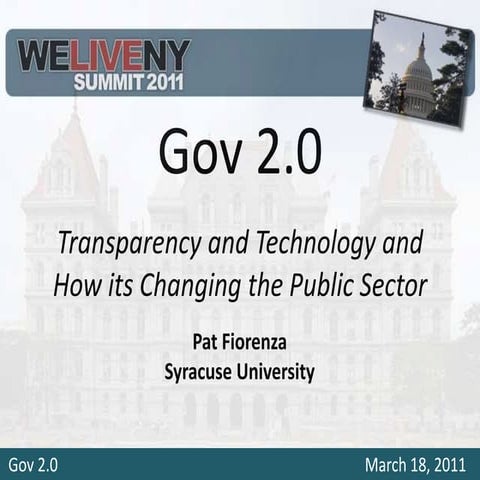 Gov 2.0 We Live NY