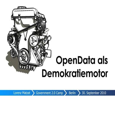 OpenData als Demokratiemotor