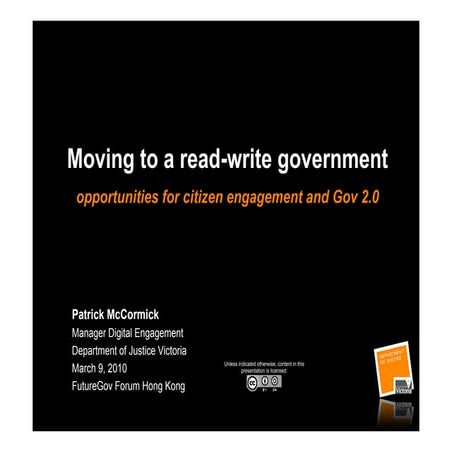 Moving to a read-write government