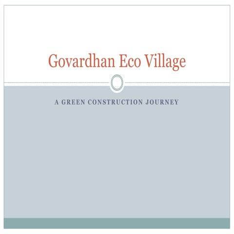 Govardhan eco village
