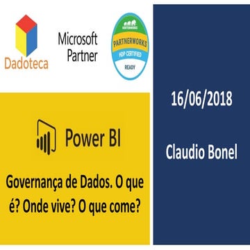 Governança de dados - Power Bi Talks 3ª Edição