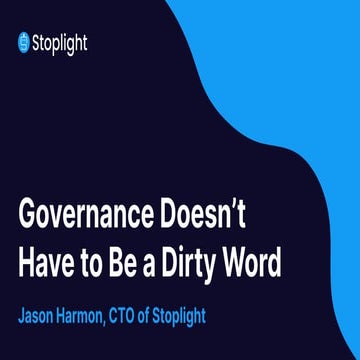apidays New York 2023 - Governance Doesn't Have to be a Dirty Word, Jason Har...