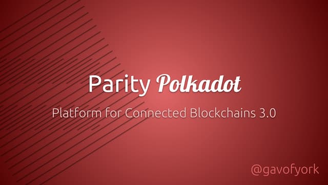 Polkadot, Substrate and Governance (PoC-3)
