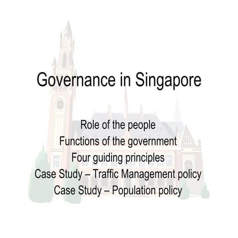 Governance In Singapore