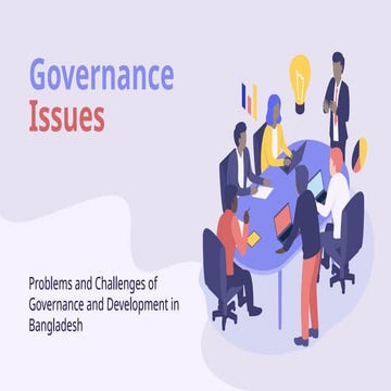 Governance Issues.pptx for university level students | PPTX