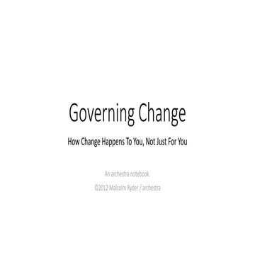 Governing Change