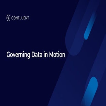 Citi Tech Talk: Data Governance for streaming and real time data