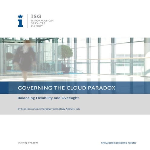 Governing the cloud paradox