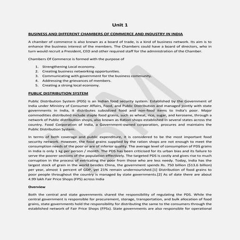 Governmant business interface