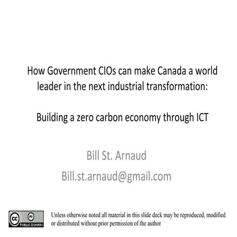 Government CIO and Climate Change