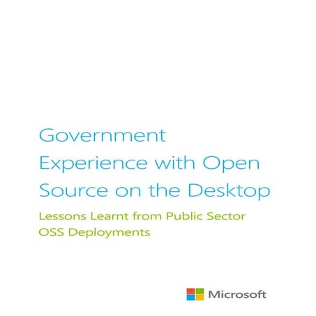 Policy on Adoption of Open Source Software for Government of India | PDF
