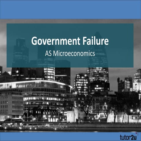 Government Failure