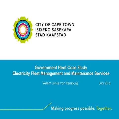 Transport: South African government fleet case study