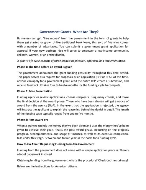 Grant making and management | PPTX