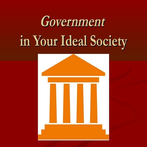 Government in society