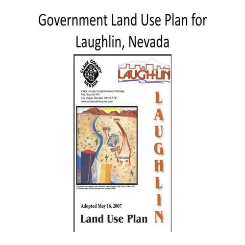Government land use plan for laughlin, nevada | PPTX
