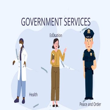 Government Services: Health, Education, and Security
