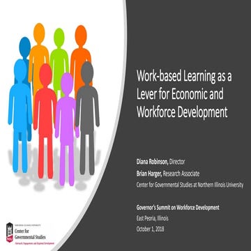 Work-based Learning as a Lever for Economic and Workforce Development