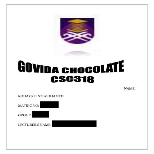 Govida chocolate