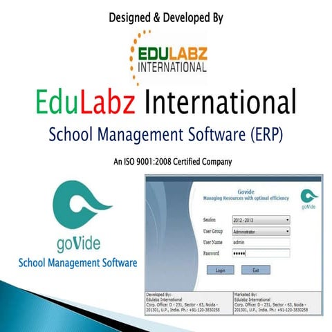 goVide School Management Software | PPTX