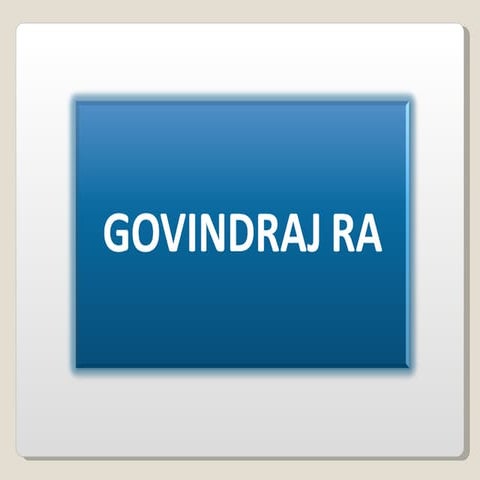 Raju_gov presentations