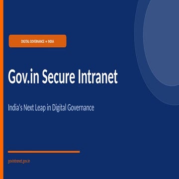 Gov in Secure Intranet AI-Powered Digital Workplace for Government | PPTX