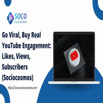 Go Viral, Buy Real YouTube Engagement Likes, Views, Subscribers ...