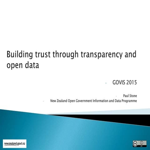Govis 2015   building trust through transparency and open data