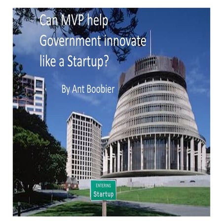 Can MVP help Government innovate like a Startup?