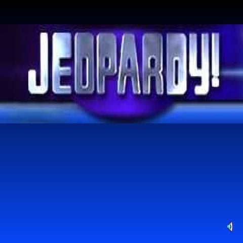 Gov jeopardy