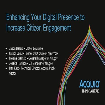 Enhancing Your Digital Presence to Increase Citizen Engagement