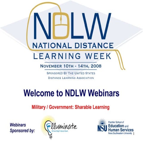 Gov Mil NDLW Power Point Elluminate Wednesday