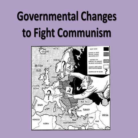 Govt changes for communism