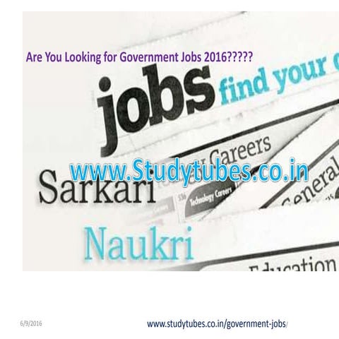 Government jobs