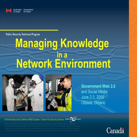 Managing Knowledge in a Network Environment