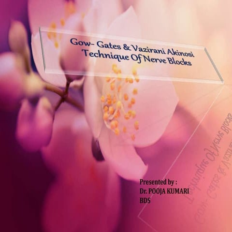 Gow  gates & vazirani akinosi technique of nerve