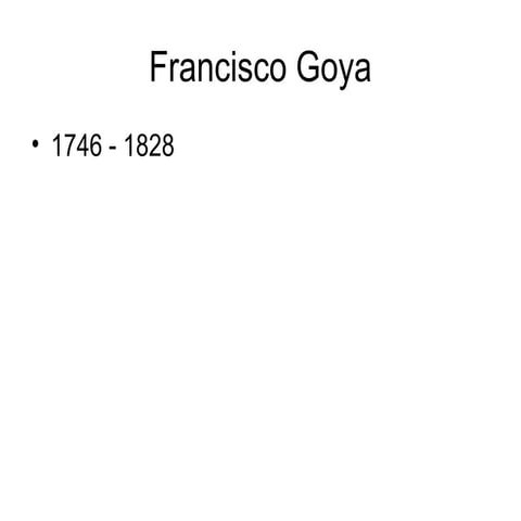Goya | PPT