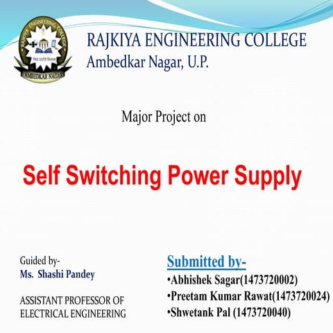 SELF SWITCHING POWER SUPLLY